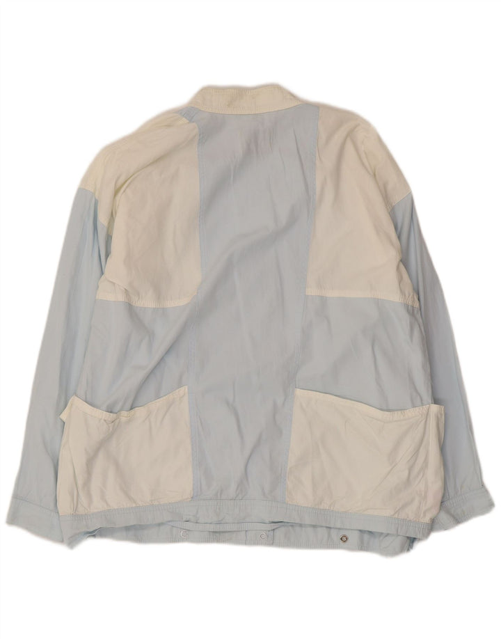 PENNY BLACK Γυναικείο Utility Μπουφάν UK 14 Large Blue Colourblock Βαμβακερό