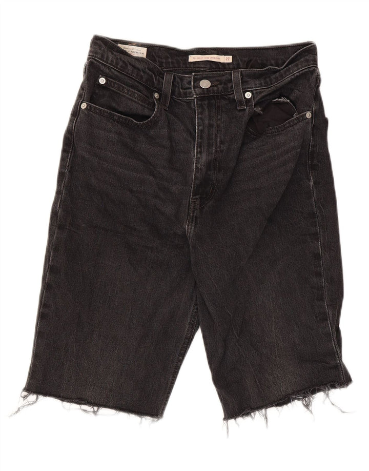 Ανδρικό τζιν σορτς Levi's W27 XS μαύρο βαμβακερό