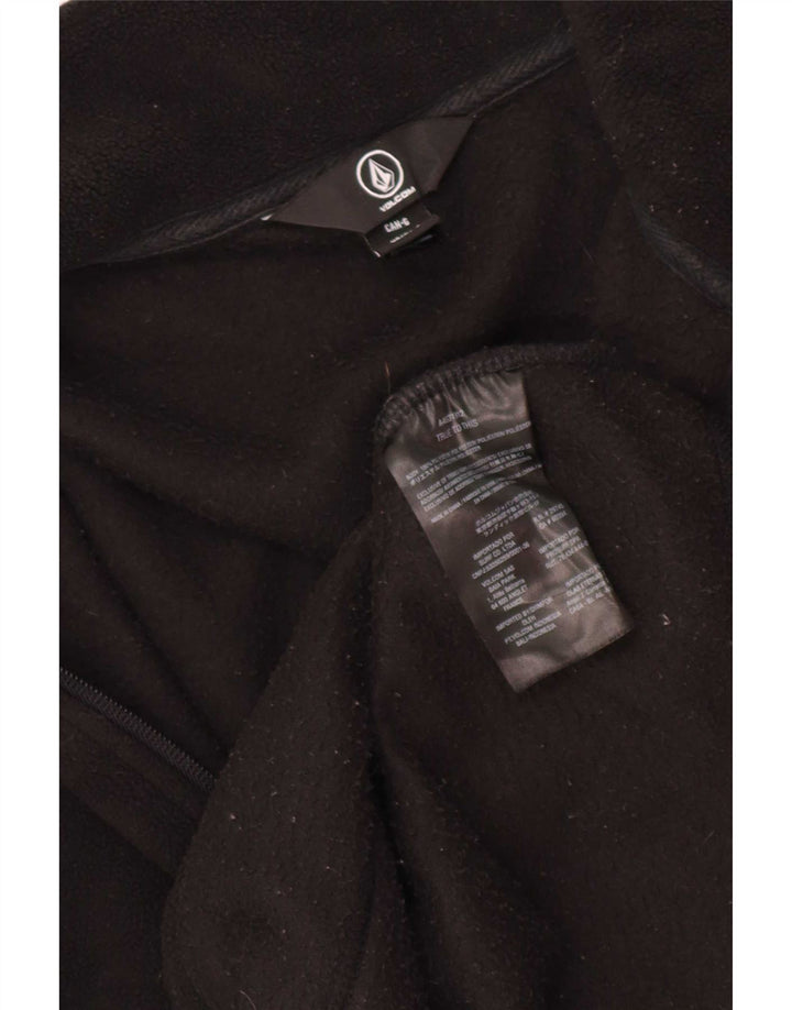 Volcom Ανδρικό φερμουάρ με φερμουάρ Fleece Jumper Μεγάλο μαύρο πολυεστέρα