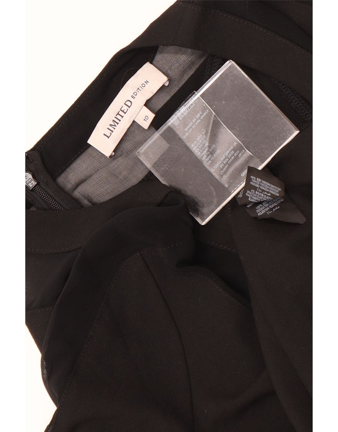 Marks & Spencer Γυναικείο φόρεμα 3/4 Sleeve Shift UK 10 Small Black Polyester