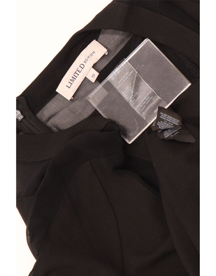 Marks & Spencer Γυναικείο φόρεμα 3/4 Sleeve Shift UK 10 Small Black Polyester