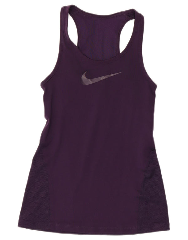 Γυναικείο γιλέκο γραφικών Nike Dri Fit UK 4 XS Purple