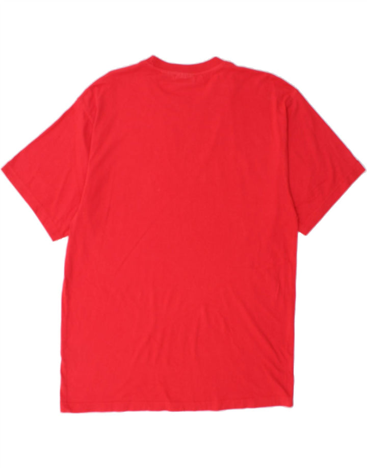 FILA Mens Graphic T-Shirt Top XL Red Cotton Vintage Fila and Second-Hand Fila from Messina Hembry 