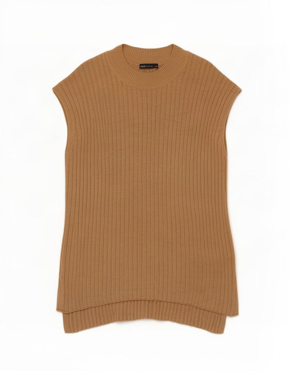 Marks & Spencer Γυναικείο γιλέκο Longline Tank Top UK 16 Large Brown Viscose