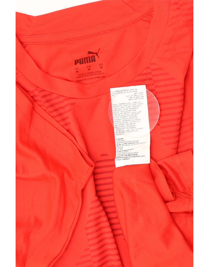 Ανδρικό T-Shirt Puma Top Medium Red Chevron Polyester