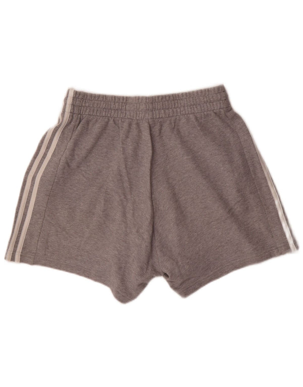 Γυναικείο αθλητικό σορτς Adidas UK 14 μεσαίο γκρι βαμβακερό