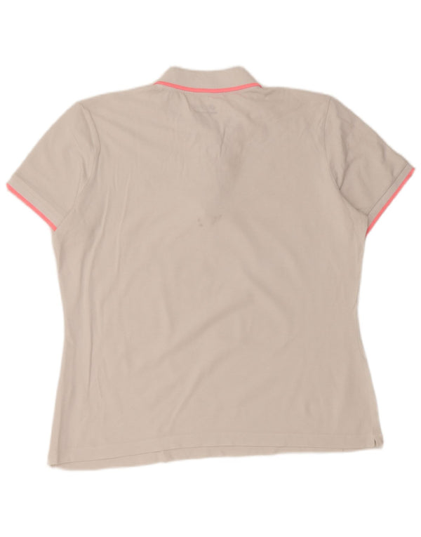 Γυναικείο μπλουζάκι πόλο LOTTO UK 20 2XL Λευκό