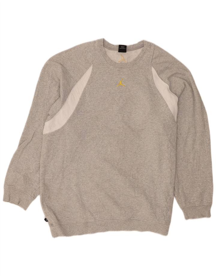Ανδρικό φούτερ Jordan Jumper 2XL Γκρι Colourblock Βαμβακερό