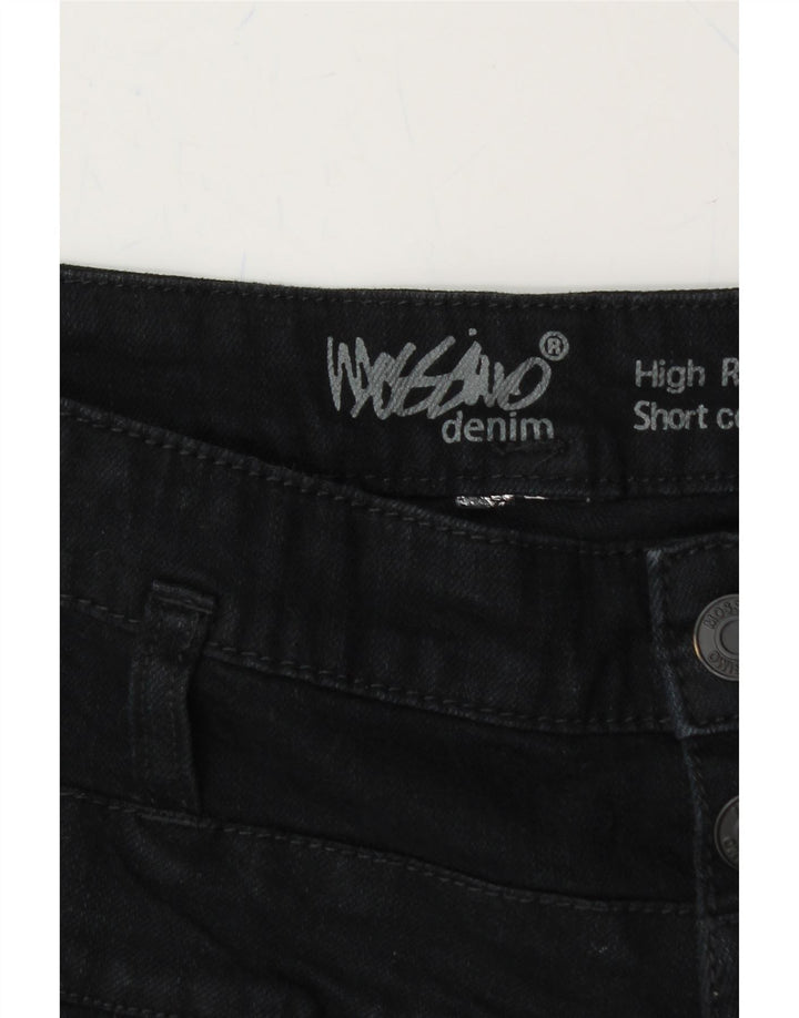 MOSSIMO Womens High Waist Denim Shorts W32 Medium  Navy Blue Cotton Vintage Mossimo and Second-Hand Mossimo from Messina Hembry 