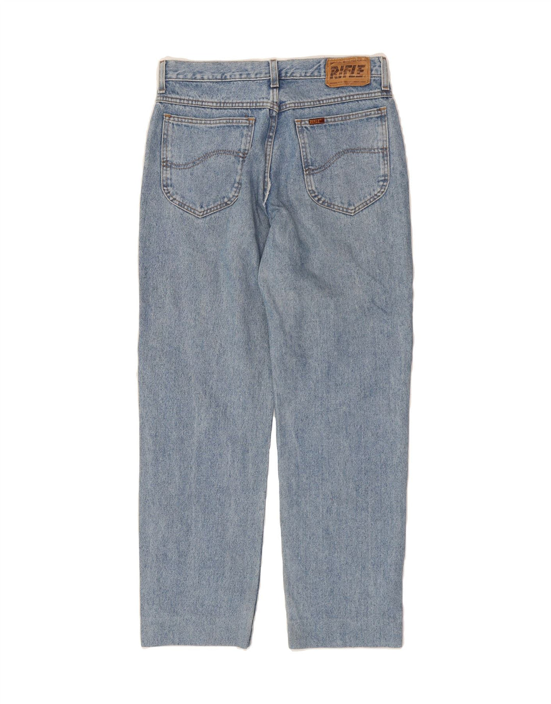 RIFLE Mens Straight Jeans W33 L29 Blue Cotton Vintage Rifle and Second-Hand Rifle from Messina Hembry 