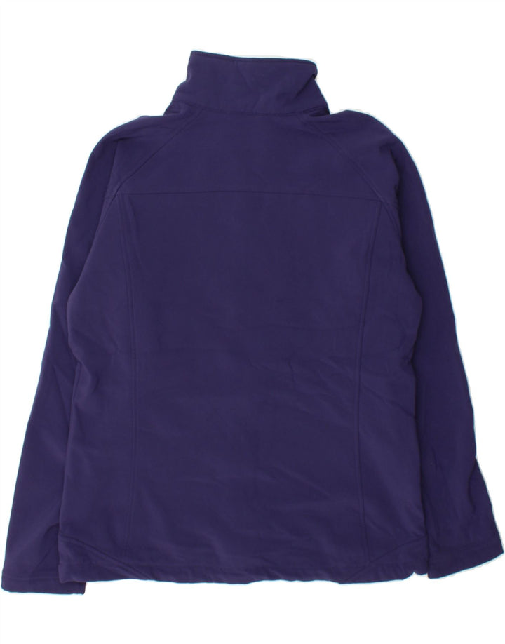 MOUNTAIN WAREHOUSE Womens Tracksuit Top Jacket UK 14 Large Purple Vintage Mountain Warehouse and Second-Hand Mountain Warehouse from Messina Hembry 