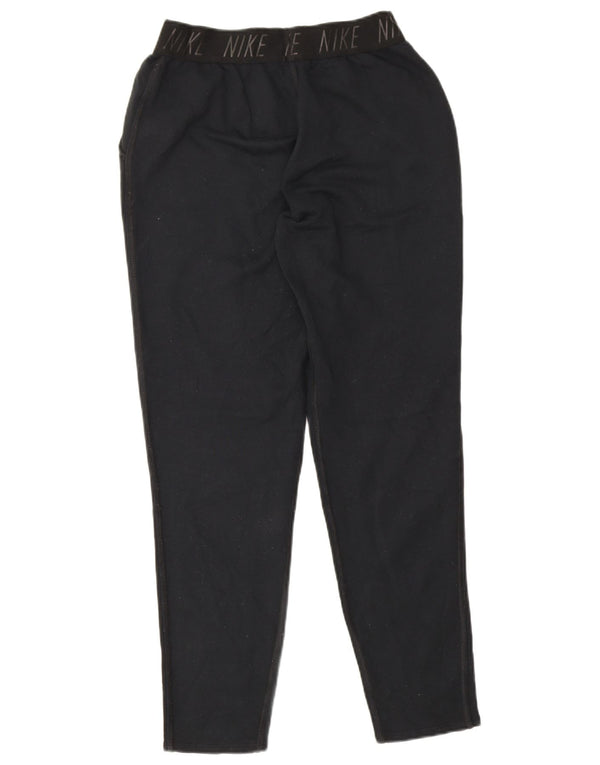 Γυναικεία φόρμα Nike Dri Fit γραφικά παντελόνια UK 10 Small Black Polyester