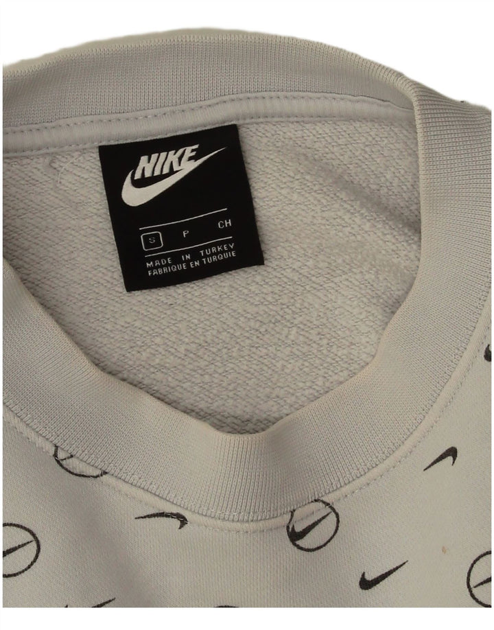 Γυναικεία γραφική φούτερ Nike 10 Small Grey