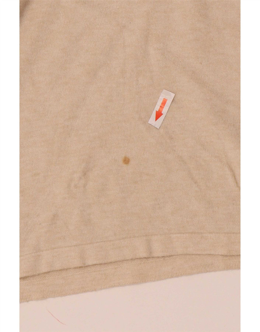 Zara Γυναικείο πουλόβερ με λαιμόκοψη UK 10 Small Off White