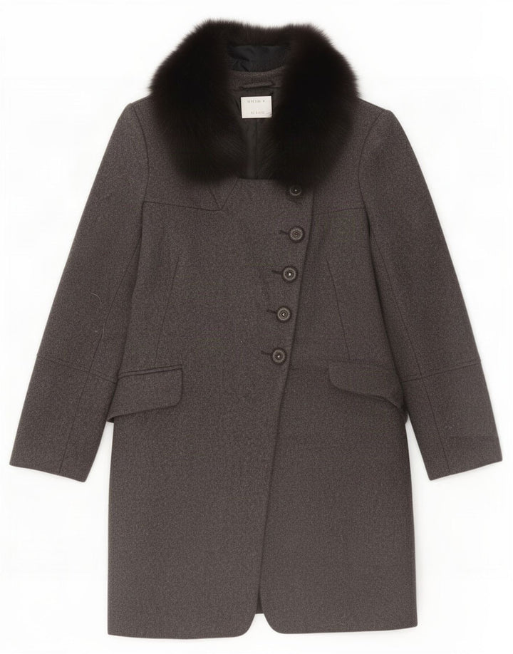 Vintage Γυναικείο Παλτό IT 46 Large Grey Wool