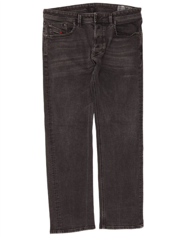 Diesel Γυναικείο Larkee Regular Straight Jeans W36 L30 Μαύρο βαμβακερό