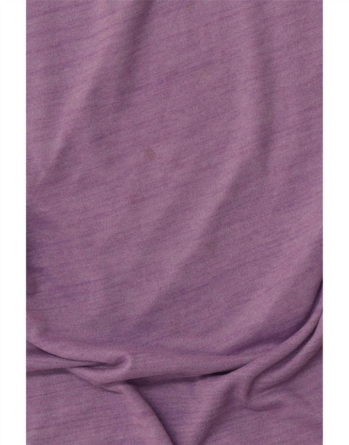 Γυναικείο γιλέκο REEBOK τοπ UK 16 Large Purple Polyester Sports
