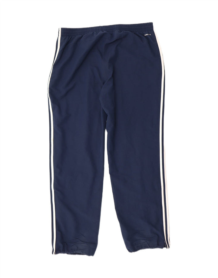 ADIDAS Mens Climalite Tracksuit Trousers XL  Navy Blue Polyester Vintage Adidas and Second-Hand Adidas from Messina Hembry 