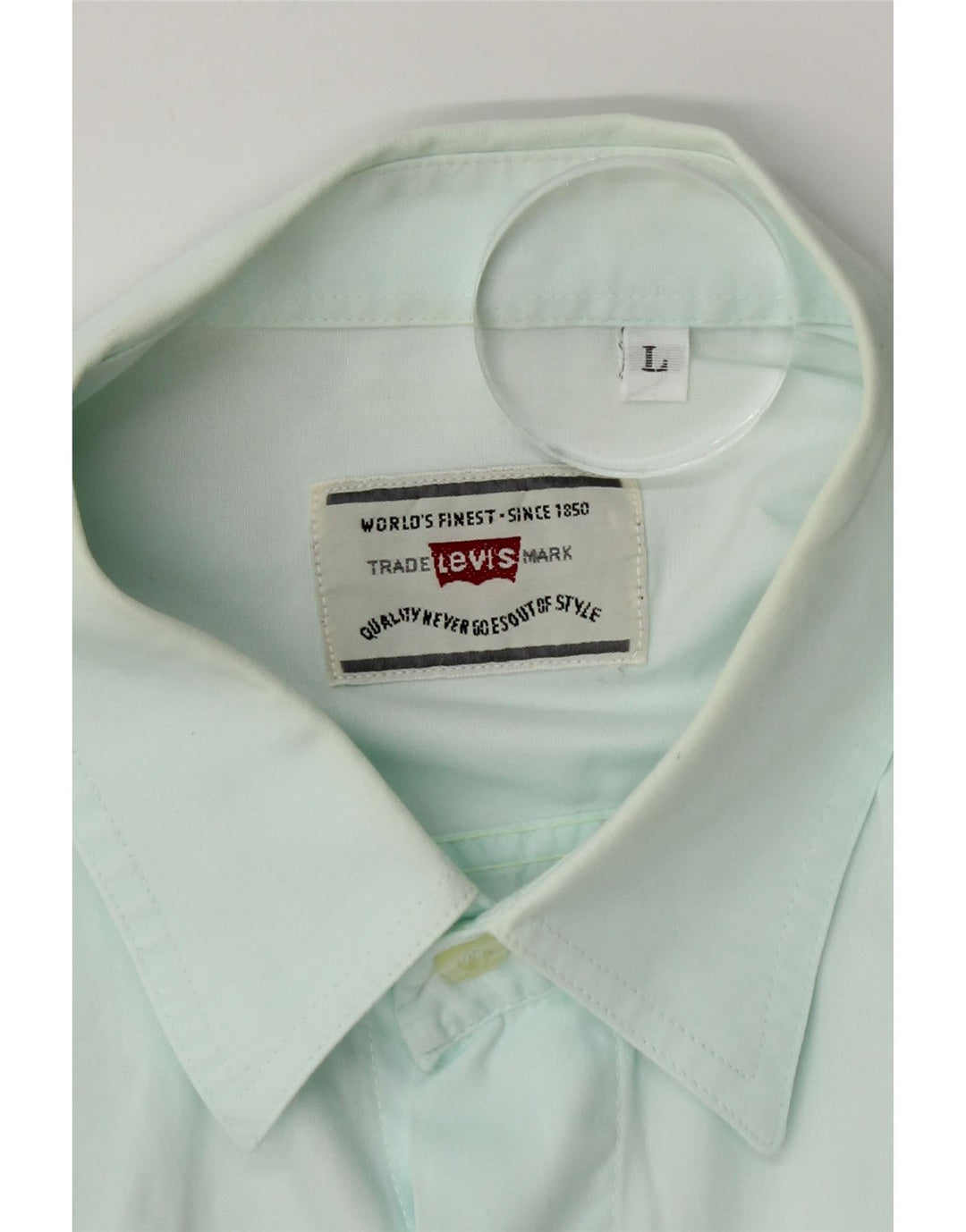 Ανδρικό πουκάμισο Levi's μεγάλο τιρκουάζ βαμβακερό