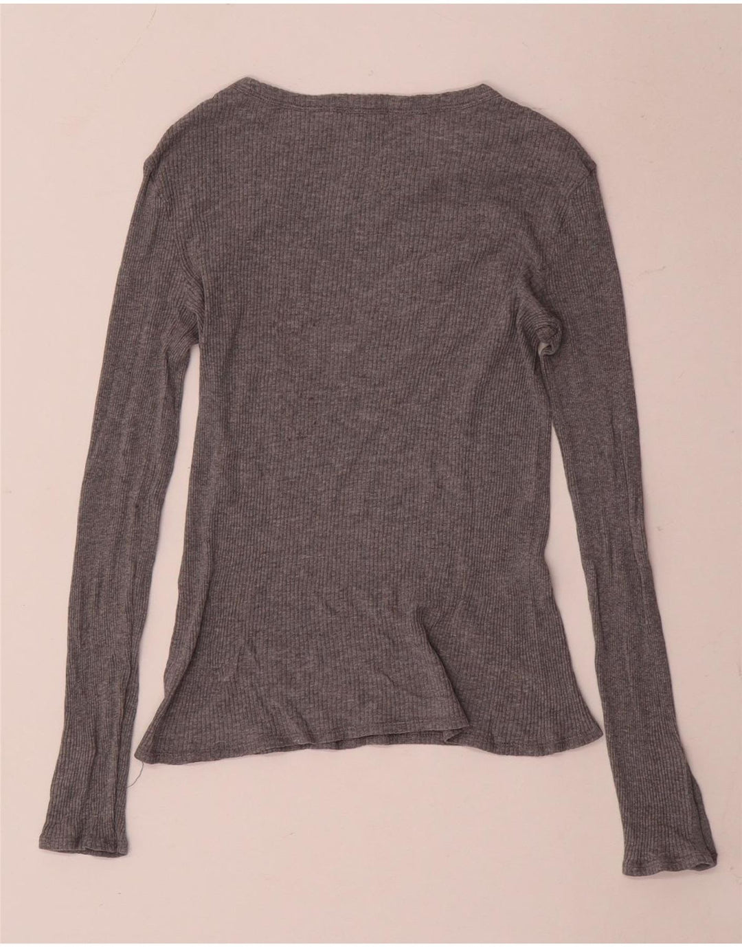 Massimo Dutti Γυναικείο μακρυμάνικο τοπ UK 8 Small Grey