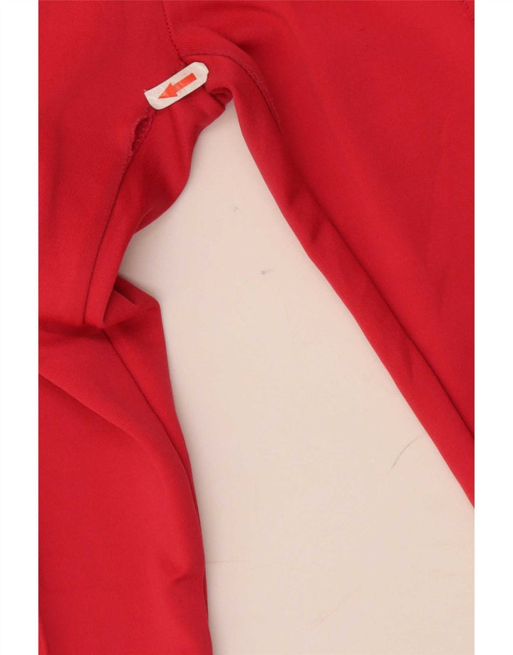 Adidas Γυναικεία φόρμα παντελόνι UK 14 Medium Red