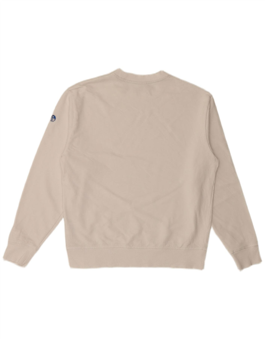 Ανδρικό γραφικό φούτερ North Sails Jumper Μικρό λευκό βαμβακερό