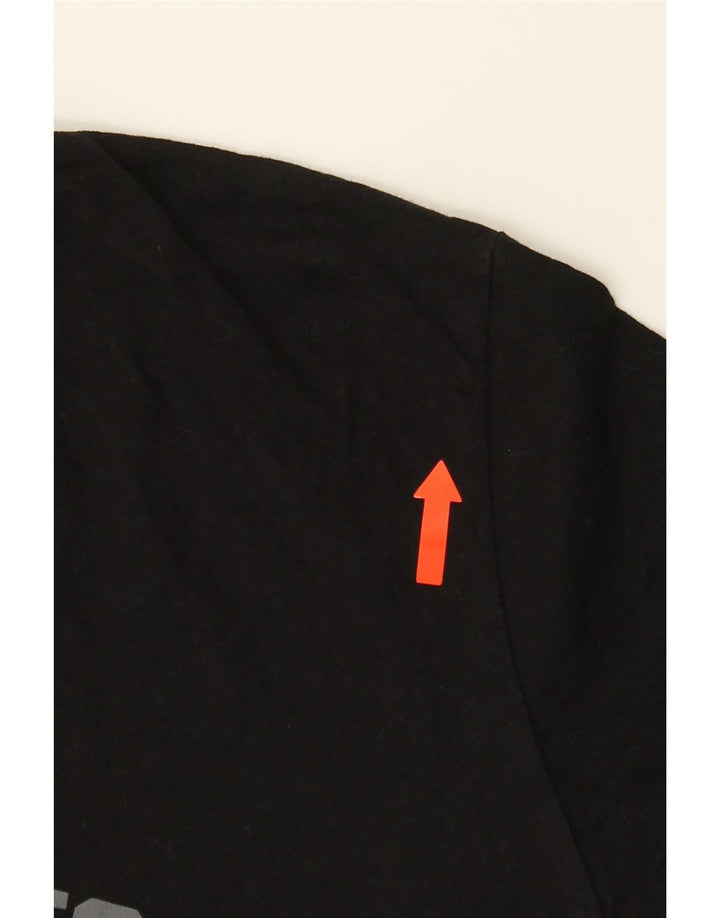 JACK & JONES Mens Core Graphic T-Shirt Top Large Black Cotton Vintage Jack & Jones and Second-Hand Jack & Jones from Messina Hembry 