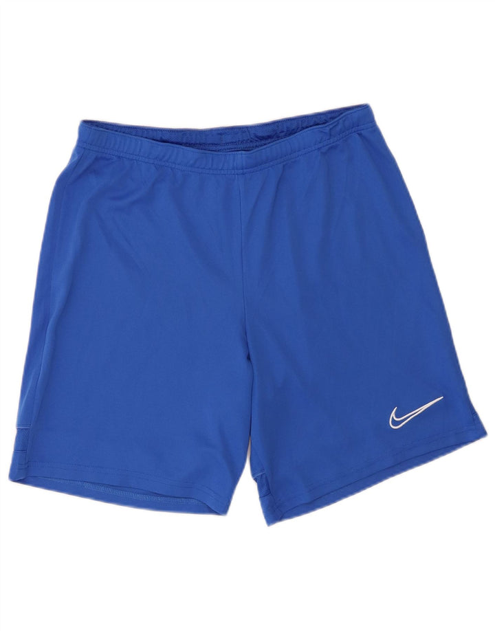 Ανδρικό αθλητικό σορτς Nike Dri Fit από μεσαίο μπλε πολυεστέρα