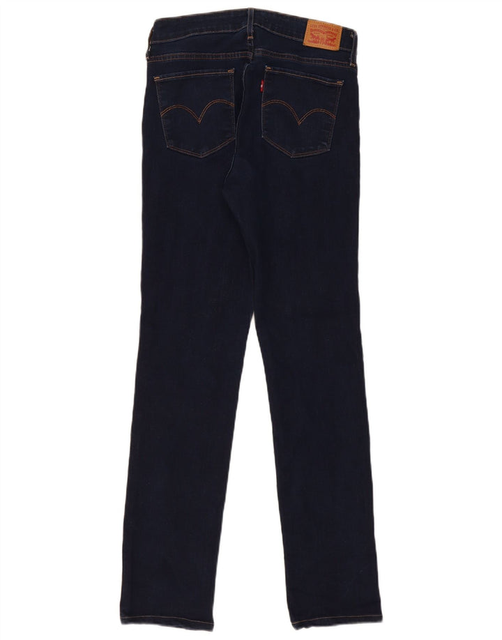 Levi's Womens 712 Slim Jeans W29 L32 Navy Blue Cotton