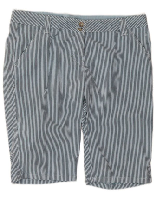 Belfe & Ανδρικό σορτς Chino UK 12 Medium W34 Μπλε ριγέ βαμβακερό