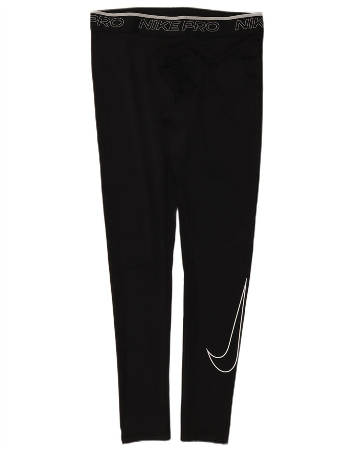 Γραφικό κολάν Nike ανδρικό Dri Fit, μεγάλο μαύρο πολυεστέρα