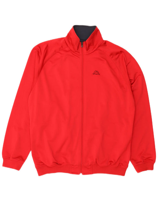 Ανδρική φόρμα Kappa Top Jacket 2XL Red Polyester