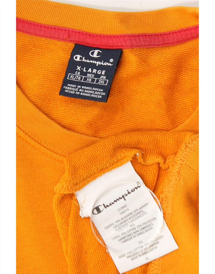 Ανδρικό γραφικό φούτερ Champion Jumper XL Πορτοκαλί βαμβακερό
