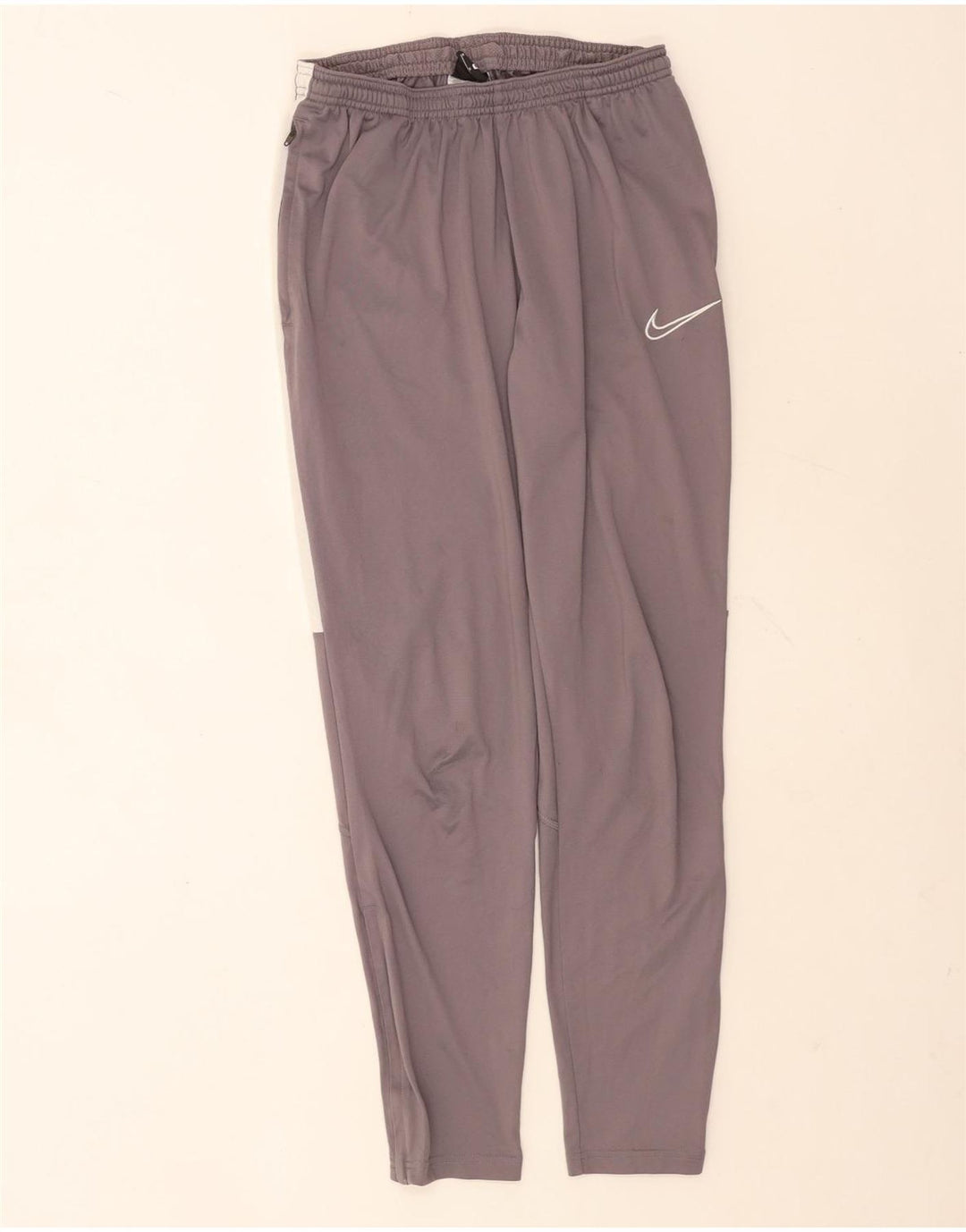 Ανδρικές φόρμες Nike Dri Fit Παντελόνια μεσαίου γκρι χρώματος πολυεστέρας