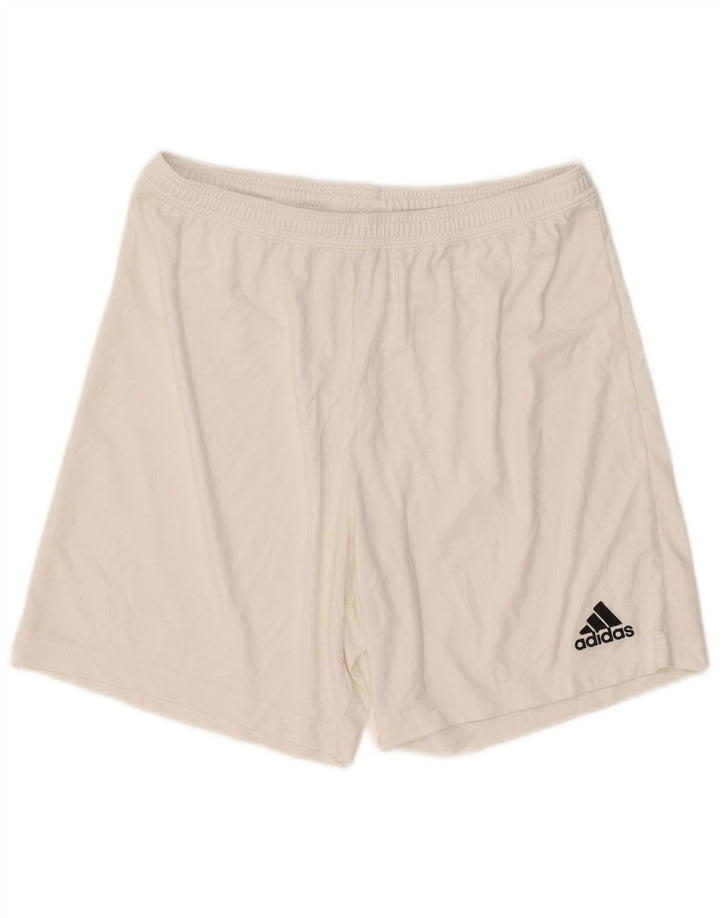 Ανδρικό αθλητικό σορτς Adidas Aeroready XL Λευκό πολυεστέρα