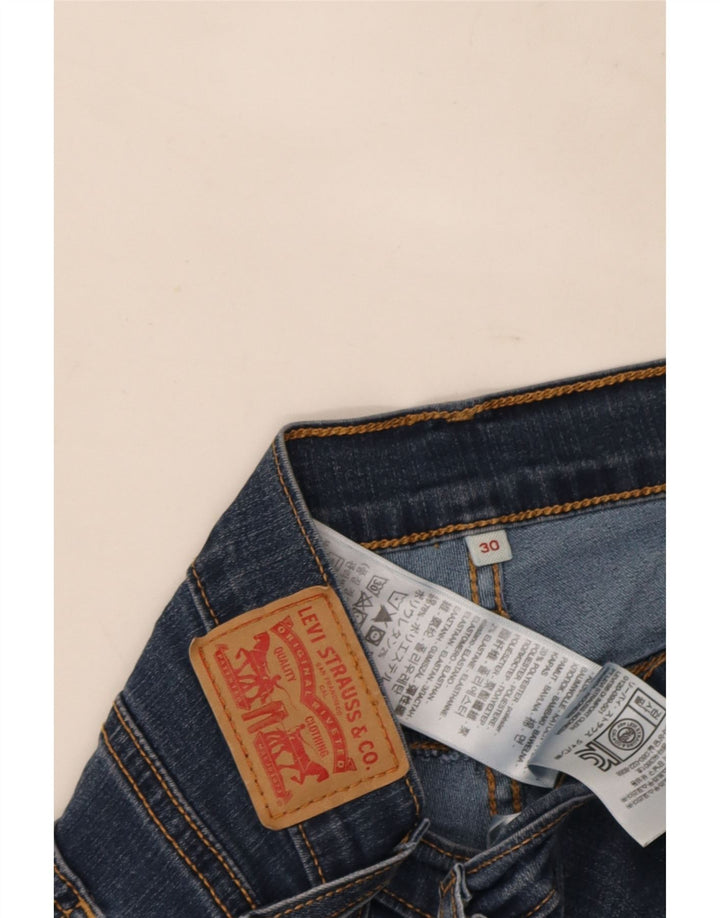 Γυναικείο τζιν σορτς Levi's W30 μεσαίο μπλε βαμβακερό