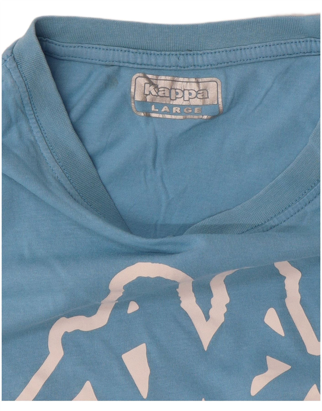 Ανδρικό γραφικό T-Shirt Kappa Top Large Blue