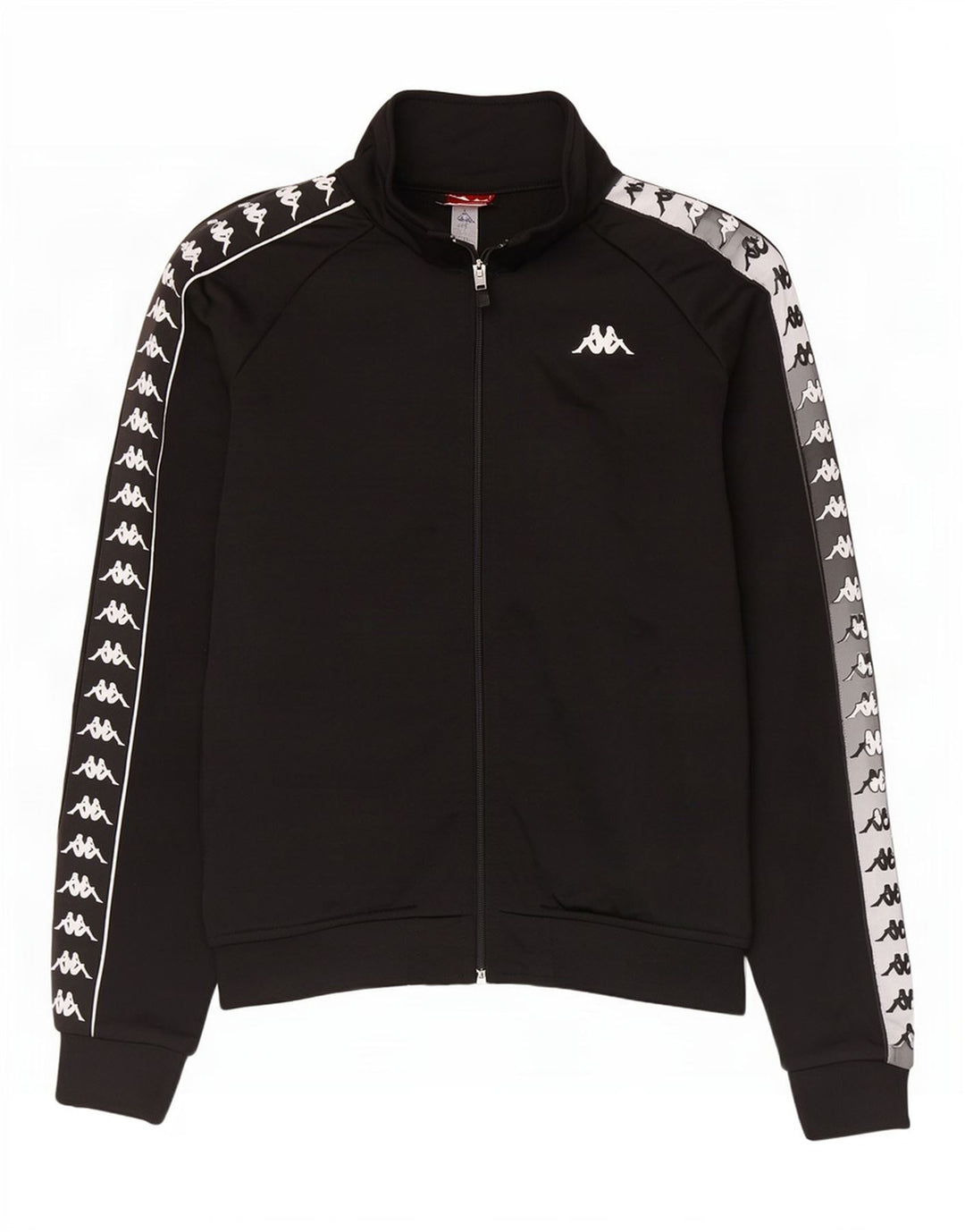 Ανδρική φόρμα φόρμας Kappa Top Jacket μεσαίου μαύρου χρώματος πολυεστέρας