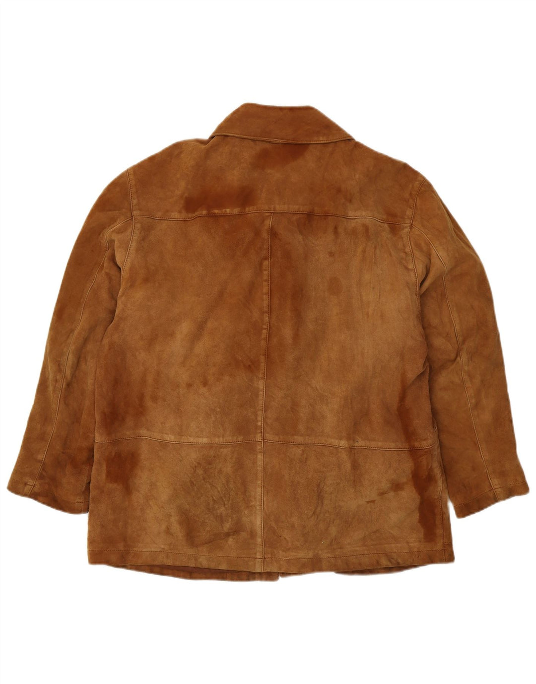 LAVORAZIONE ARTIGIANA Ανδρικό Suede Jacket UK 42 XL Καφέ Δερμάτινο