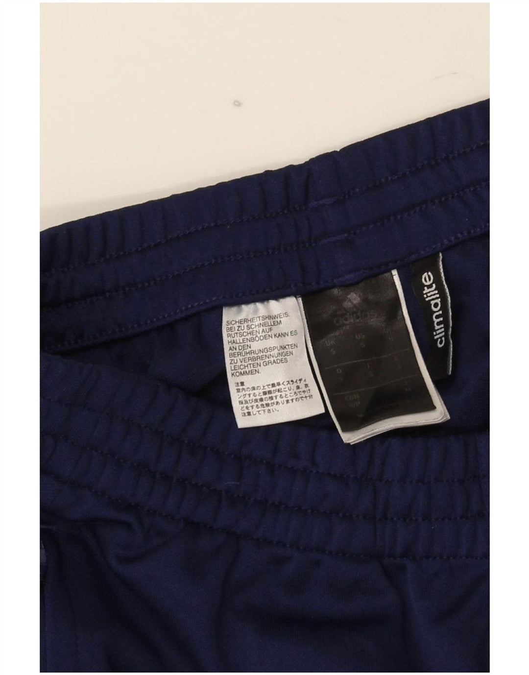 Ανδρική αθλητική φόρμα Adidas Climalite Μικρό Navy Blue Polyester
