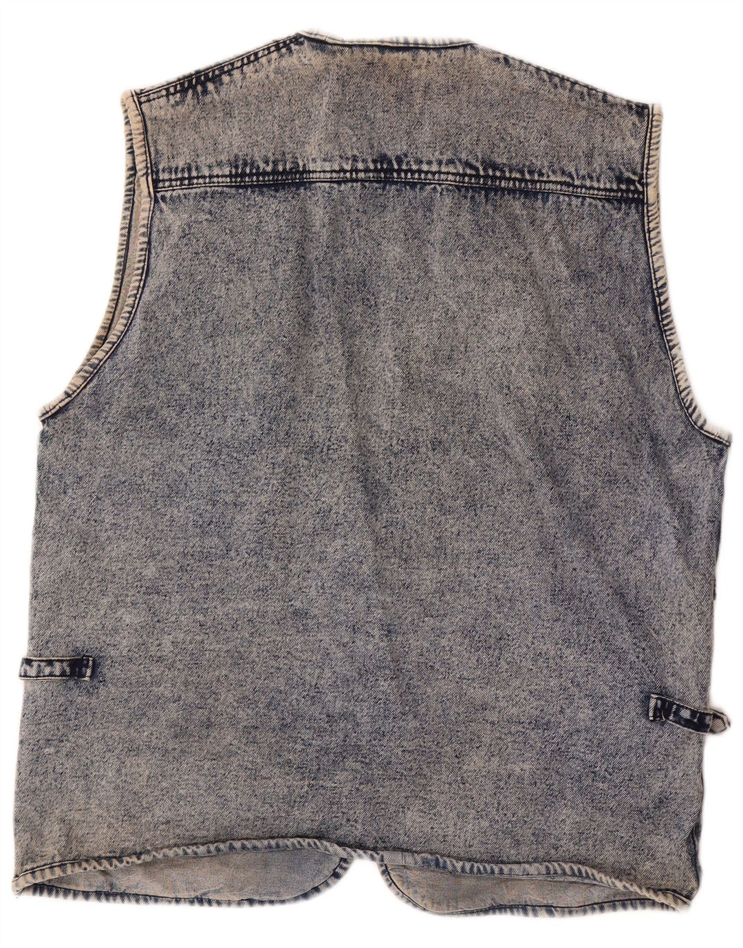Vintage Ανδρικό Τζιν Gilet UK 40 Large Blue