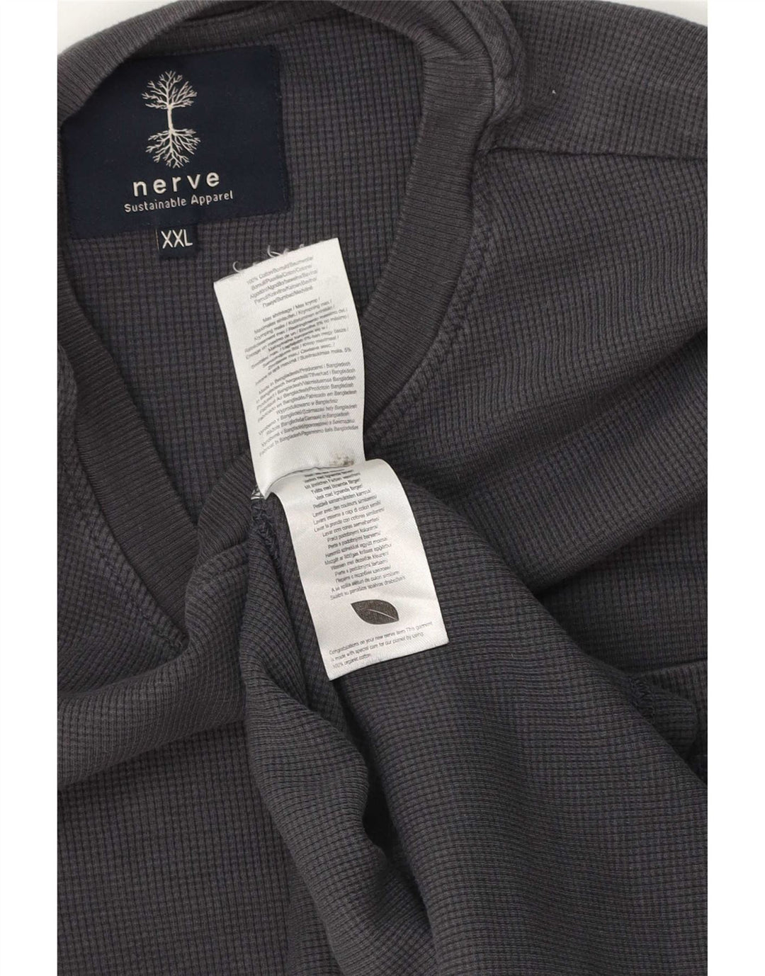 Ανδρικό Nerve Graphic T-Shirt Top 2XL Γκρι βαμβακερό