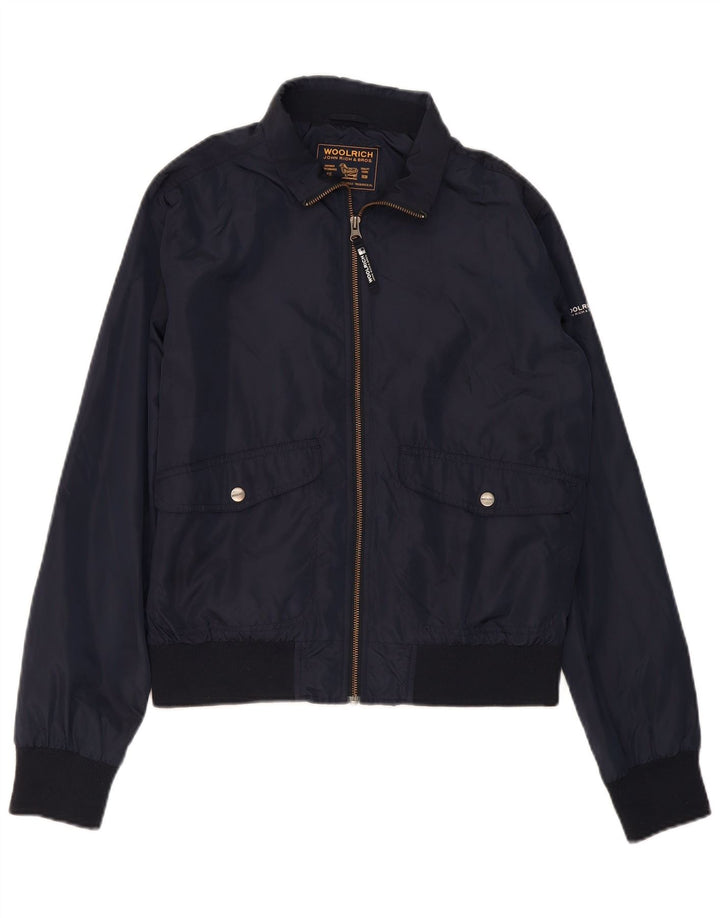 WOOLRICH Boys Bomber Jacket 13-14 Years Navy Blue Polyamide