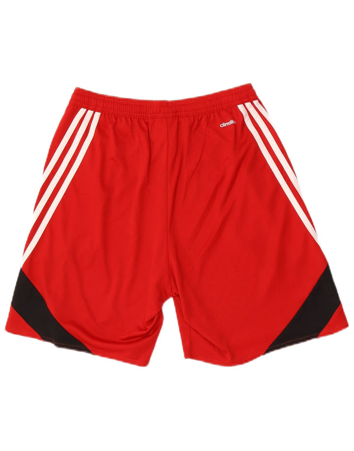 Ανδρικό σορτς Adidas Climalite Small Red Colourblock Πολυεστέρας