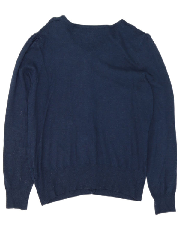 Γυναικεία ζακέτα Marks & Spencer UK 12 Medium Navy Blue Viscose