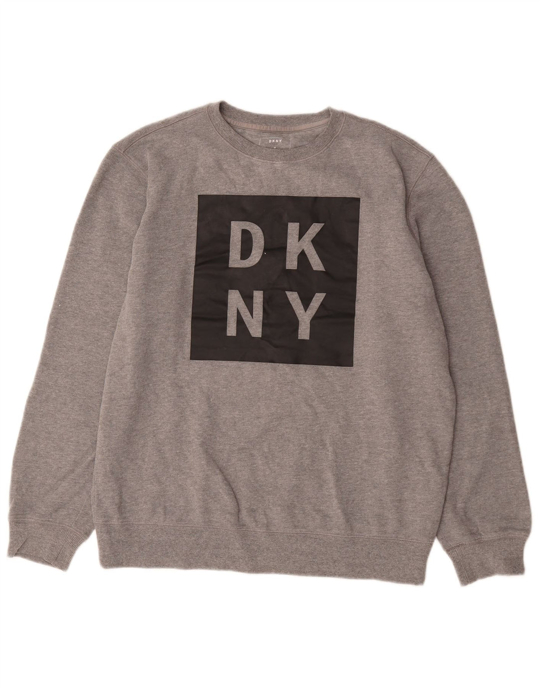 Ανδρικό γραφικό φούτερ Dkny, μεσαίο γκρι βαμβακερό