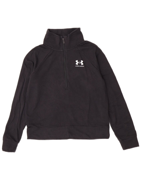 Under Armour Γυναικεία φόρμα πουλόβερ με φερμουάρ Top UK 10 Small Black