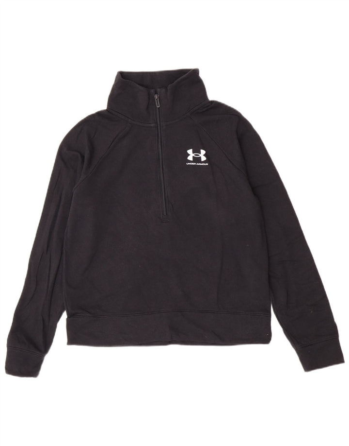 Under Armour Γυναικεία φόρμα πουλόβερ με φερμουάρ Top UK 10 Small Black