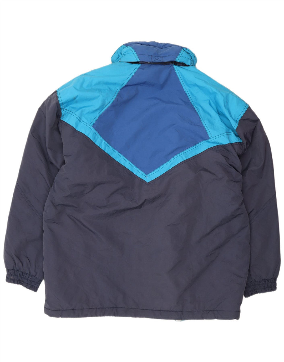 Brugi Ανδρικό μπουφάν σκι με κουκούλα IT 52 XL Navy Blue Colorblock Polyamide