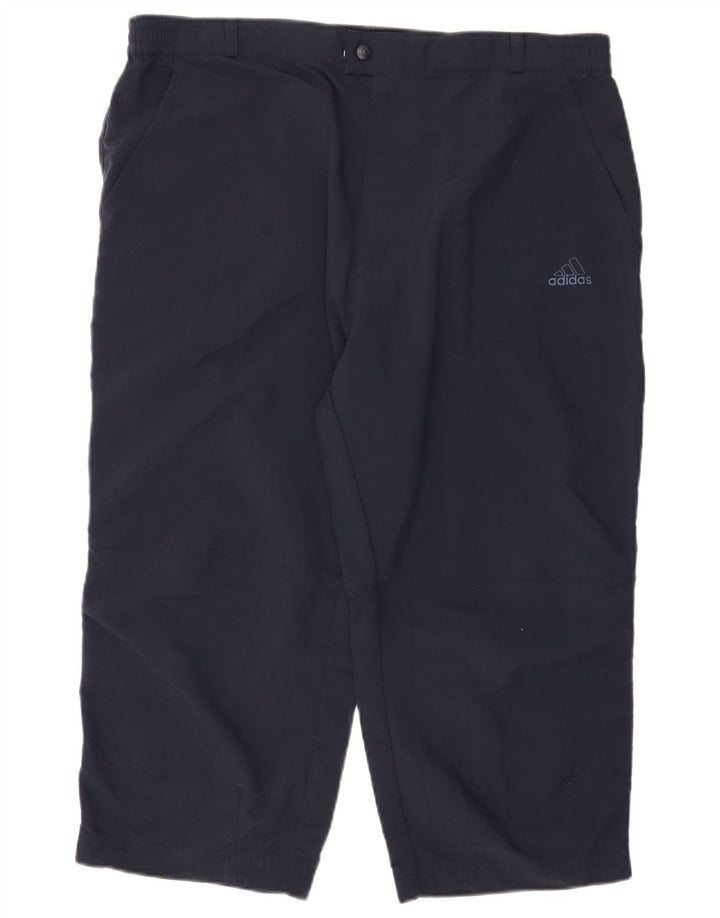 Ανδρικό ίσιο παντελόνι Capri ADIDAS W40 L21 Navy Blue Polyamide